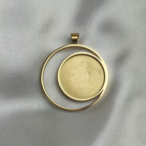 Pendentif - Double cercle L