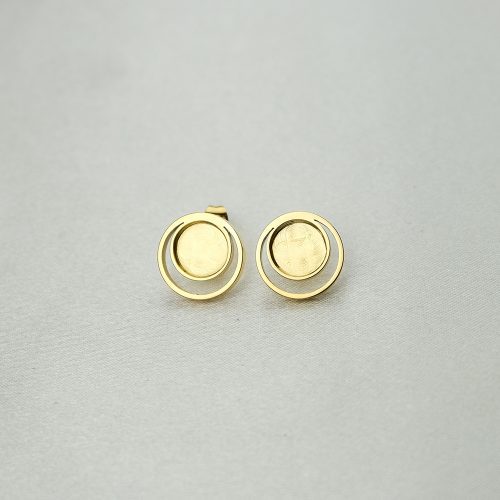 Boucles d'oreilles - Doubles cercles XS clous