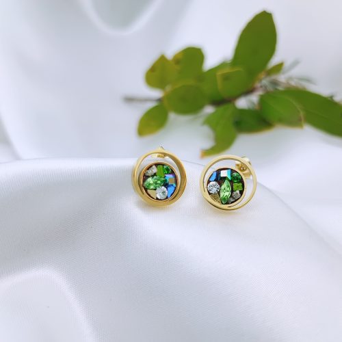BIJOUX EN BOUTIQUE - Boucles d'oreilles - Doubles cercles clous XS