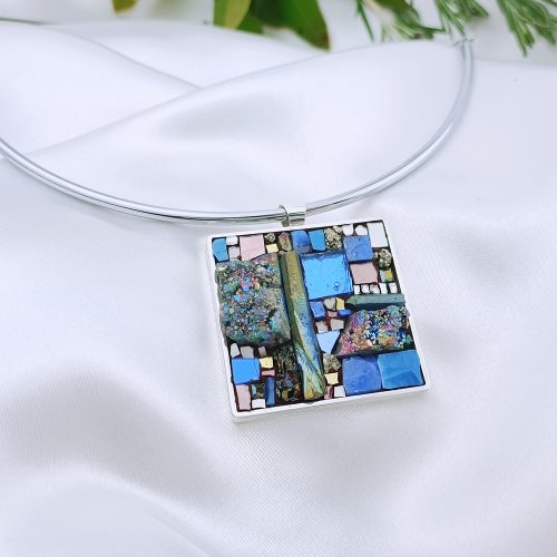 BIJOUX EN BOUTIQUE - Pendentif - Carré L