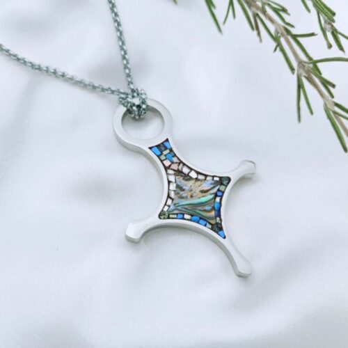 BIJOUX EN BOUTIQUE - Pendentif - Croix d'Agadez