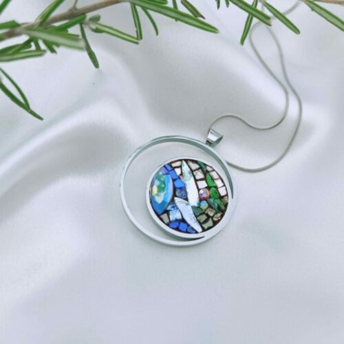 BIJOUX EN BOUTIQUE - Pendentif - Double cercle L