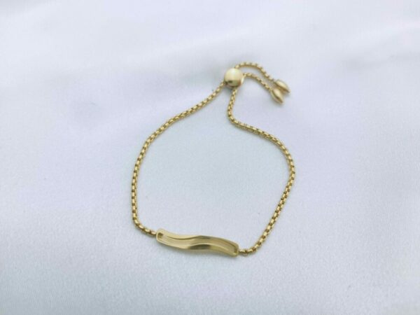 Bracelet souple - Rectangle wavy