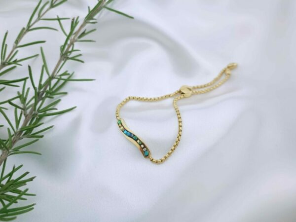 Bracelet souple - Rectangle wavy – Image 2