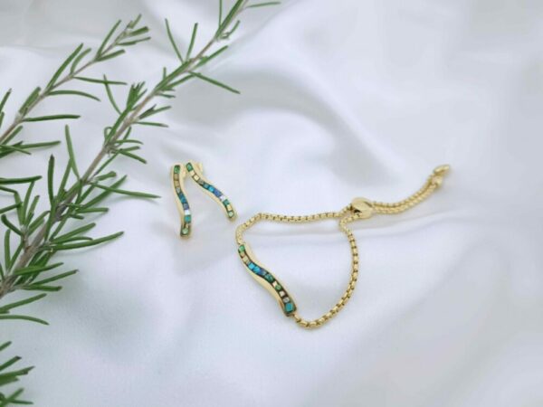 Bracelet souple - Rectangle wavy – Image 3