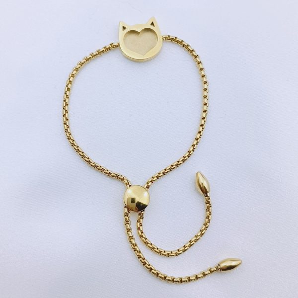 Bracelet souple - Chat