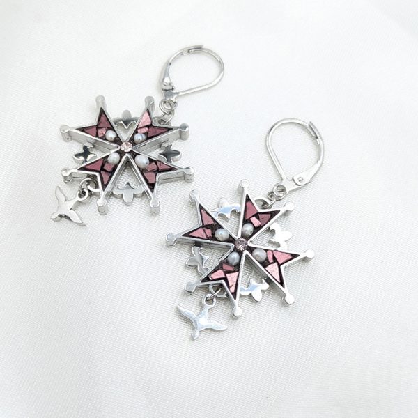 Boucles d'oreilles - Croix Huguenote – Image 3