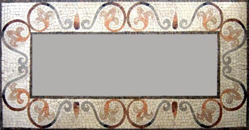 Frise en marbre naturel pour seuil de porte style classique vénitien